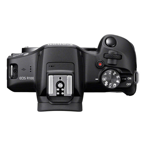 Canon EOS R100 Mirrorless Camera body - Fotosound Jersey LTD.