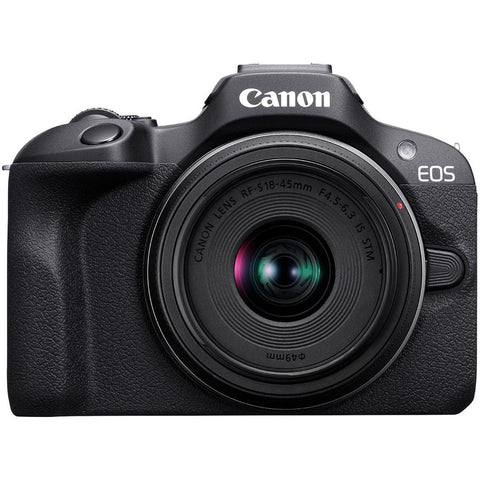 Canon EOS R100 Mirrorless Camera with 18 - 45mm lens - Fotosound Jersey LTD.