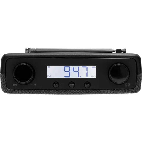 FM/MW/LW compact and portable, easy to operate FM radio in Black. Comes with batteries. - Fotosound Jersey LTD.