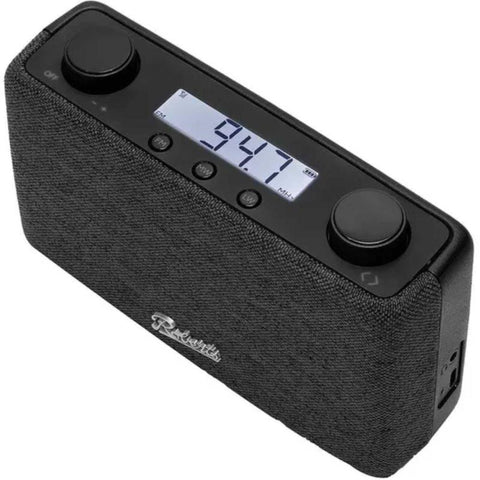 FM/MW/LW compact and portable, easy to operate FM radio in Black. Comes with batteries. - Fotosound Jersey LTD.