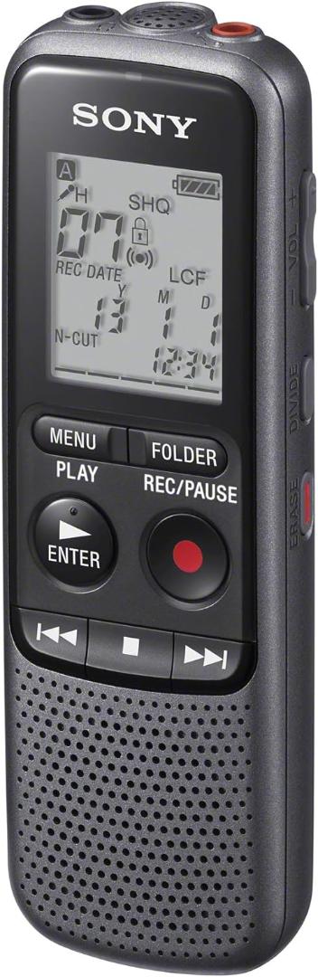 ICD - PX240 MP3 Mono Digital Voice Recorder with 4 GB Internal Memory and Long Battery Life - Fotosound Jersey LTD.