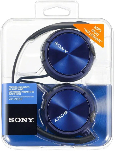 MDRZX310 Blue Headphones - Fotosound Jersey LTD.