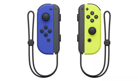 Nintendo Switch Joy - Con Controller Pair - Blue & Neon Yellow - Fotosound Jersey LTD.