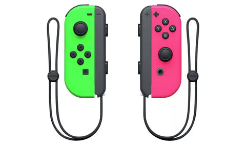 Nintendo Switch Joy - Con Controller Pair - Neon Green & Pink - Fotosound Jersey LTD.