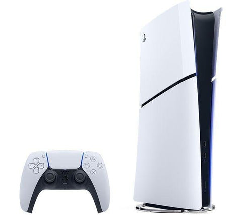 PlayStation 5 Digital Edition (Model Group – Slim) 1 TB - Black / White - Fotosound Jersey LTD.