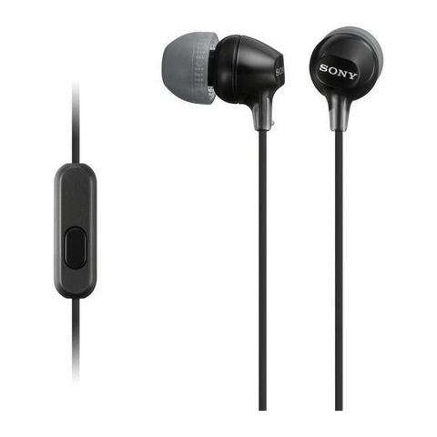 SONY EX15APB Headphones - Black - Fotosound Jersey LTD.