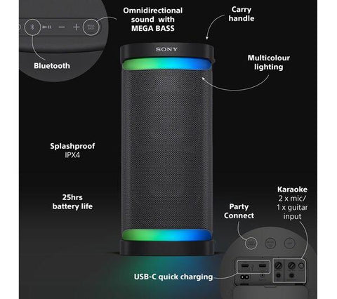 SRS - XP700 Portable Bluetooth Speaker - Fotosound Jersey LTD.