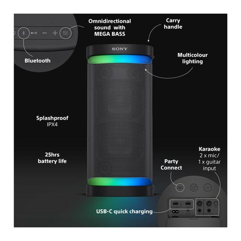 SRS - XP700 Portable Bluetooth Speaker - Fotosound Jersey LTD.