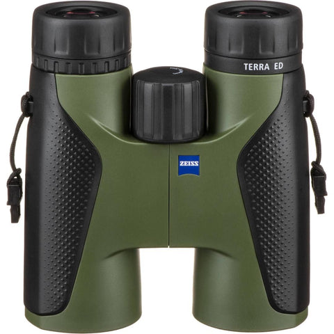 Zeiss Terra ED 10x42 Binoculars, Black/Green - Fotosound Jersey LTD.